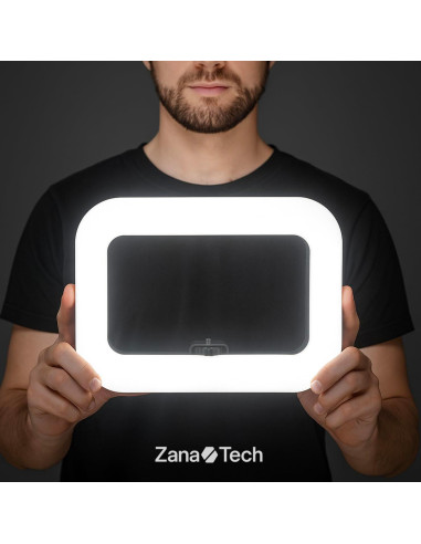 Anillo de Luz LED Inalámbrico ZanaTech Z5 con Batería 8000mAh