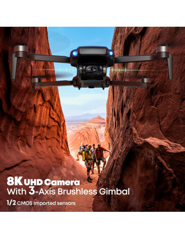 Dron Bwine F7GB2 4K con cámara y 75 min de vuelo + F7MINI 8K