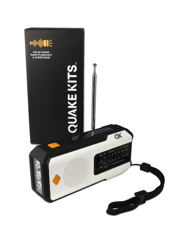 Radio de Emergencia 4-en-1 NOAA Guardian QKLCFR - Linterna y Cargador