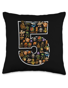 Cojín de Cumpleaños 5 Años Brainrot Italiano 40x40 cm