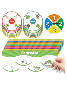 Rompecabezas Ciclo de Vida Montessori Dingliu - 14 Piezas