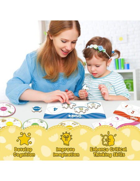 Rompecabezas Ciclo de Vida Montessori Dingliu - 14 Piezas Rompecabezas Ciclo de Vida Montessori Dingliu - 14 Piezas