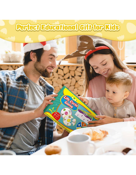 Rompecabezas Ciclo de Vida Montessori Dingliu - 14 Piezas Rompecabezas Ciclo de Vida Montessori Dingliu - 14 Piezas