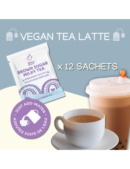 Bebida Vegana de Té con Leche Mother Sprout 12 Sobres Latte