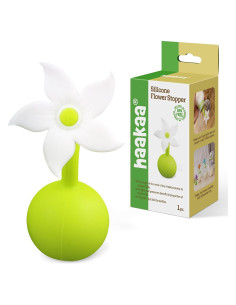 Tapón de Silicona en Forma de Flor Haakaa - Blanco