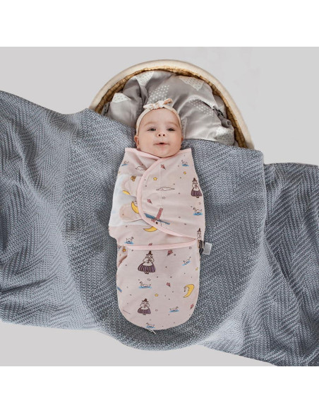 Saco de Sueño HOUSBAY 100% Algodón Mediano Grande 3-6 Meses