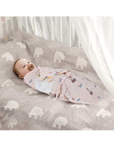 Saco de Sueño HOUSBAY 100% Algodón Mediano Grande 3-6 Meses