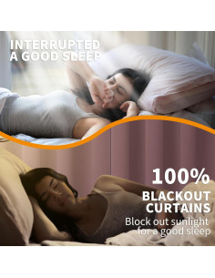 Cortinas Blackout YoungsTex Rosa Bebé 2 Paneles 42x63 cm 2