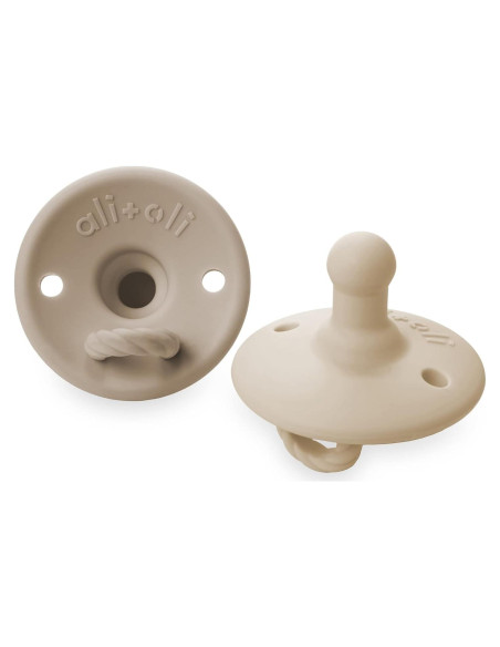 Conjunto de Chupetes Ali+Oli 2 Piezas Silicona Libre BPA