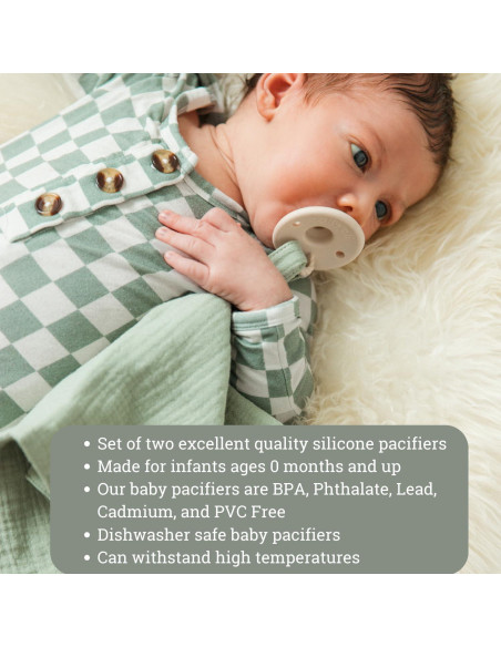 Conjunto de Chupetes Ali+Oli 2 Piezas Silicona Libre BPA