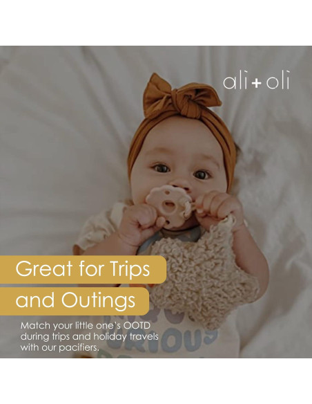Conjunto de Chupetes Ali+Oli 2 Piezas Silicona Libre BPA