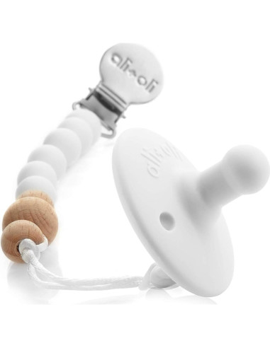 Conjunto de Chupetes Ali+Oli 2 Piezas Silicona Libre BPA