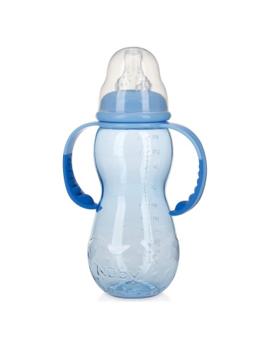 Botella Nuby Crece Conmigo 295 ml Azul Sin Derrames