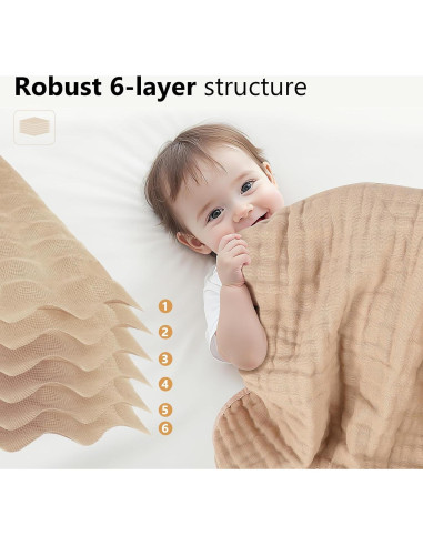 Toallas de baño con capucha HUITAO para bebés - 2 unidades 81.3 cm