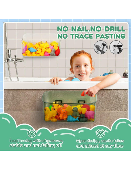 Soporte de Almacenamiento de Juguetes de Baño Cnbnd 4pcs