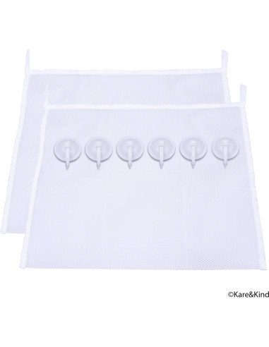 Juego Organizador de Juguetes de Baño Kare & Kind - 2 Bolsas Malla
