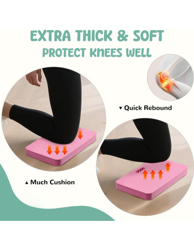 Almohadilla para Baño de Bebé LAUJIA Rosa Acolchada 3.81 cm