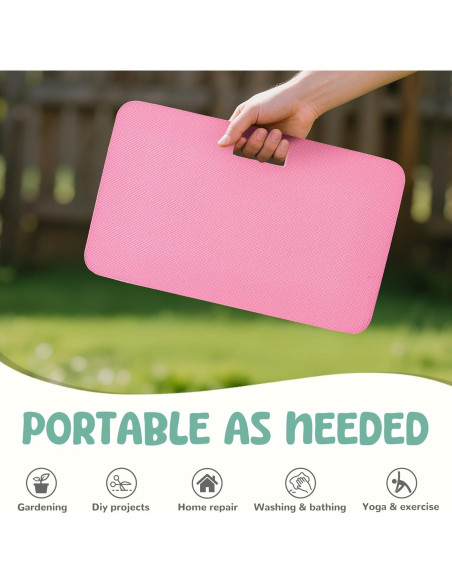 Almohadilla para Baño de Bebé LAUJIA Rosa Acolchada 3.81 cm Almohadilla para Baño de Bebé LAUJIA Rosa Acolchada 3.81 cm