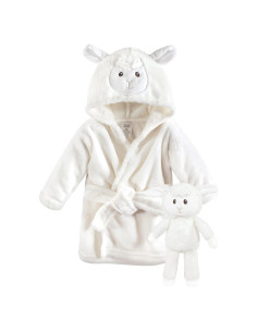 Set de Bata de Baño de Peluche Luvable Friends Bebé 0-9 Meses