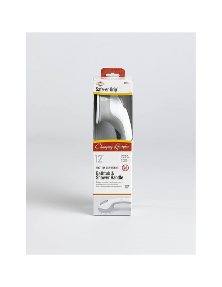 Barra de Agarre Safe-er-Grip 30.48 cm para Baño y Ducha