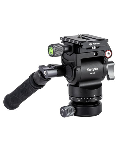 Cabezal de Video Fluido Fotopro MH-4L con Nivelación Rápida 0.46kg