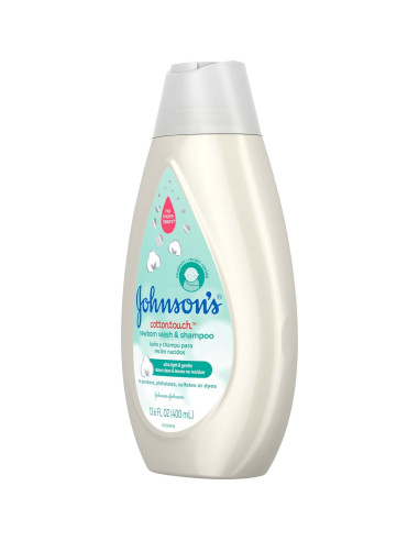 Jabón y Champú para Bebés Johnson CottonTouch 403.6 ml