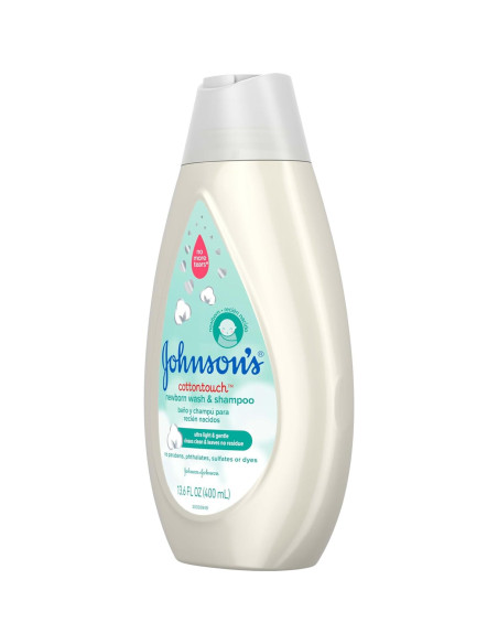 Jabón y Champú para Bebés Johnson CottonTouch 403.6 ml