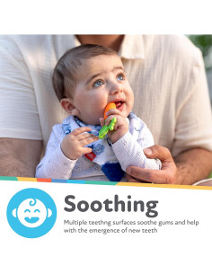 Nuby NanaNubs Cepillo Masajeador y Mordedor para Bebés 3+ Meses 2