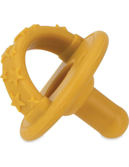 Chupetes Nuby Sili Soother 100% Silicona - Paquete de 2 - 0+ Meses