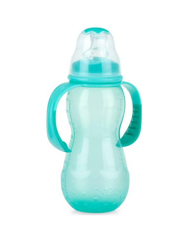 Biberón Nuby Non-Goteo 3 Etapas 320 ml Rosa