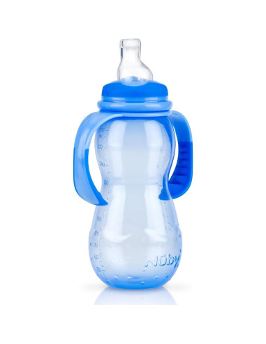 Biberón Nuby Non-Goteo 3 Etapas 320 ml Rosa