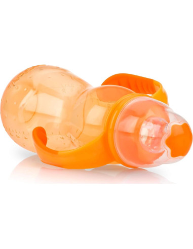 Biberón Nuby Non-Goteo 3 Etapas 320 ml Rosa