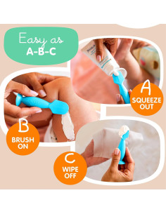 Espátula Mini Bumco para Crema de Pañales con Estuche - Silicona Libre de BPA 2