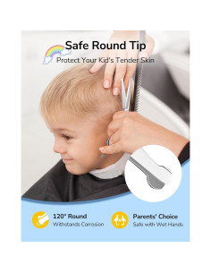 Tijeras de Corte de Cabello ULG para Niños 16.5 cm Punta Redonda 2