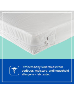 Protector de colchón impermeable Sealy Baby para cuna 132x71 cm 2