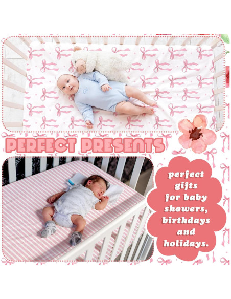 Juego de Sábanas para Cuna Peryiter Rosa Lazo 2 Piezas 132x71 cm Juego de Sábanas para Cuna Peryiter Rosa Lazo 2 Piezas 132x71 cm