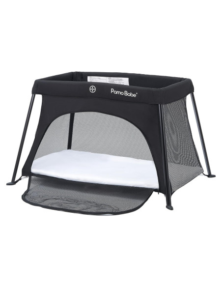 Cuna de viaje Pamo Babe ligera con colchón y malla transpirable