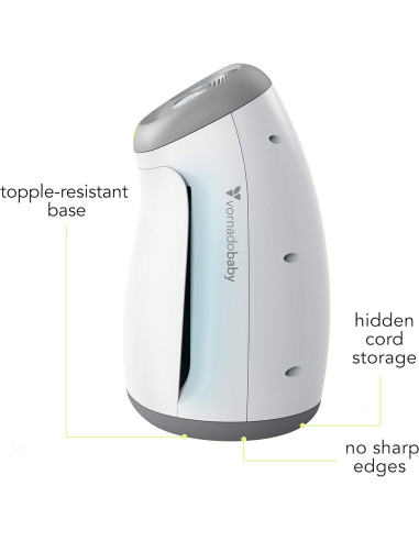 Purificador de Aire Vornadobaby AC1-0040-43 con Filtro HEPA