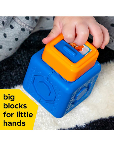 Juego de Bloques Magnéticos Baby Einstein 11 Piezas STEAM 6+ Meses