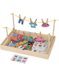 Juego Educativo de Colgar Ropa Eduland Montessori para Niños 2