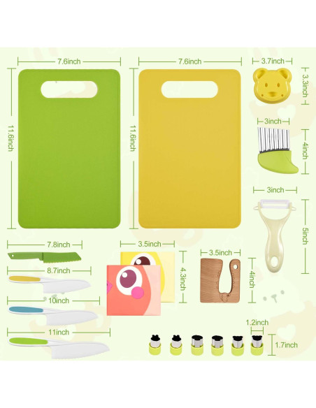 Set de Cocina Montessori 18 Piezas Acessorz para Niños