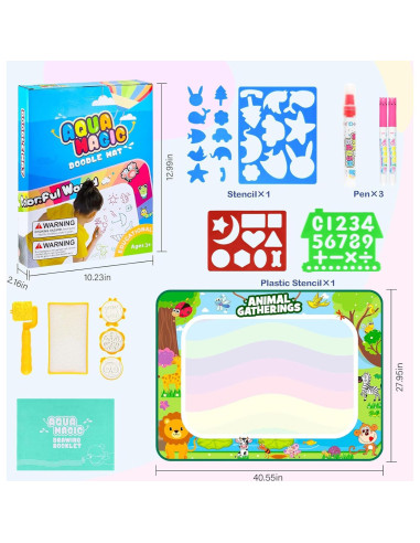 Alfombrilla Doodle GoBene 101.6 x 68.6 cm para Niños