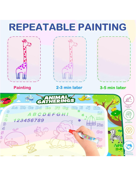 Alfombrilla Doodle GoBene 101.6 x 68.6 cm para Niños