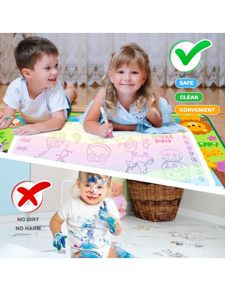 Alfombrilla Doodle GoBene 101.6 x 68.6 cm para Niños