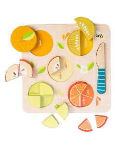 Tender Leaf Toys Fracciones Cítricas Juguete Educativo 18m+ 2