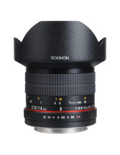 Lente Ultra Gran Angular Rokinon 14mm f/2.8 para Canon