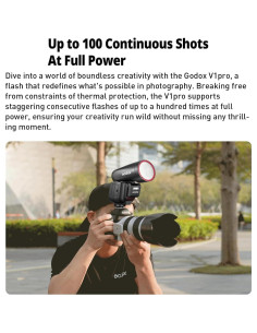 Flash Godox V1Pro-SU para Cámaras Sony 76Ws TTL 2.4G 2