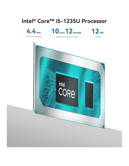 Mini PC Beelink EQi12, Intel Core i5 1235U, 16GB RAM, 500GB SSD