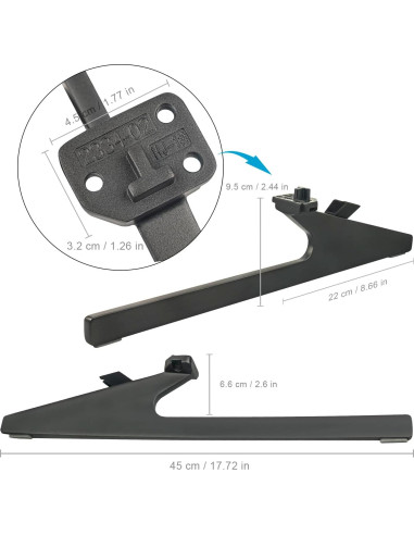Patas de Soporte VINABTY para Hisense 85U7H 85A65GUA 4K TV