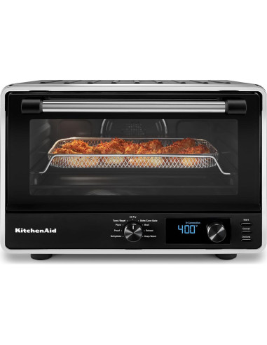 Horno de Encimera Digital KitchenAid KCO128BM con Aire Frito 21L